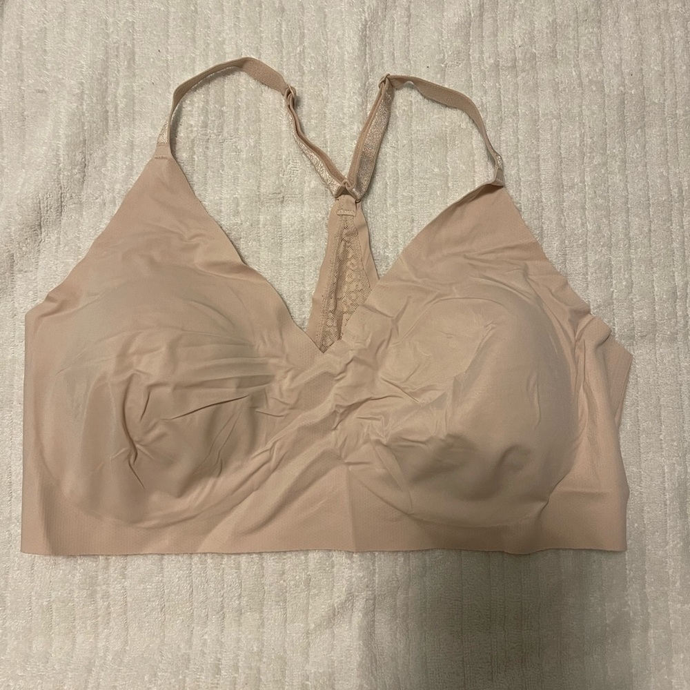 Victoria’s Secret The Naked Bra Lounge Bra. Racerback. XL in Champange.